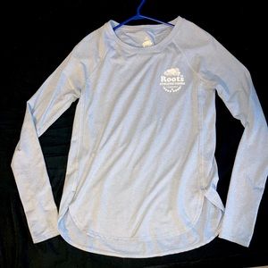 Light blue Roots long sleeve